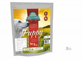 MILLS FARM  DOG PUPPY 2 kg - Karma Super Premium, bez zbóż dla szczeniąt ras średnich i małych