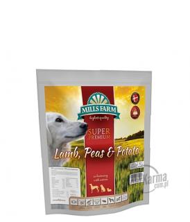 MILLS FARM LAMB, PEAS  POTATO 2 kg - Karma Super Premium, bez zbóż z jagnięciną, zielonym groszkiem i batatami, dla psów ze skłonnością do alergii