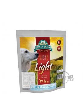MILLS FARM LIGHT 2 kg - Karma Super Premium dla psów dorosłych z nadwagą