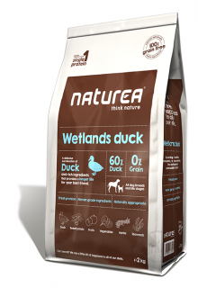 NATUREA Grain Free WETLANDS Duck -  karma dla dorosłych psów wszystkich ras 100 g