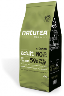 NATUREA Naturals ADULT ALL BREEDS Chicken - dla dorosłych psów wszystkich ras  100 g