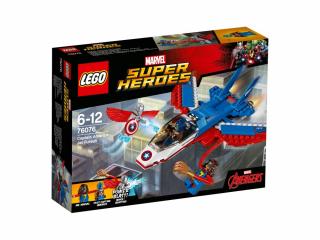 Lego Marvel 76076 Odrzutowiec Kapitana Ameryki
