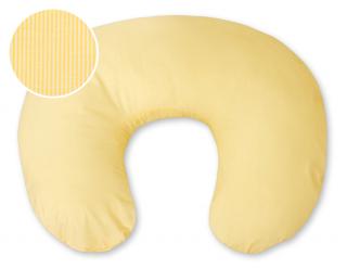 Poszewka zapasowa BOBONO do poduszki do karmienia - paseczki żółte