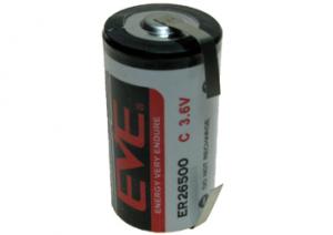 Bateria litowa ER26500/CNR 8500mAh 8.5Ah 3.6V C z blaszkami lutowniczymi