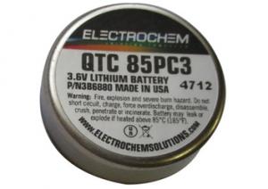 Bateria QTC85 3B880 Electrochem 1000mAh 3.9Wh 3.9V 25.4x7.6mm