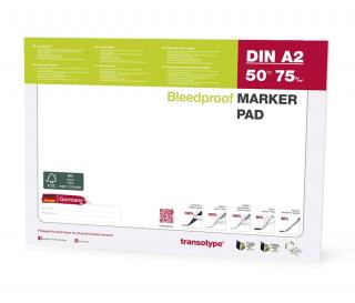 Blok rysunkowy Marker Pad A2, 70 g/m2, 50 ark