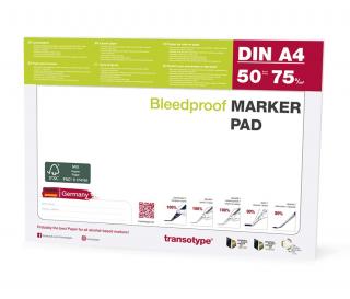 Blok rysunkowy Marker Pad A4, 70 g/m2, 50 ark