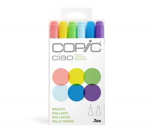 Zestaw COPIC Ciao "Brights", 6 szt.