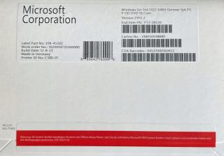 Windows Server Standard 2022 64Bit German 1pk DSP OEI DVD 16 Core