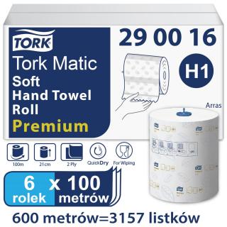 Tork Matic H1 ręcznik ekstra miękki w roli 100 m