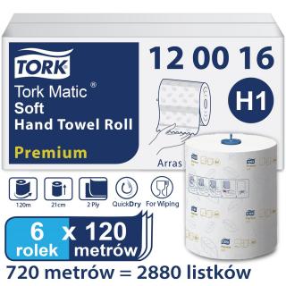 Tork Matic H1 ręcznik ekstra miękki w roli 120 m
