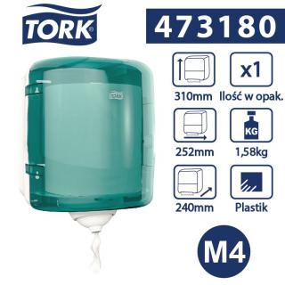 Tork Reflex M4 Dozownik do ręczników papierowych centralnie dozowanych Turkusowy Performance Line