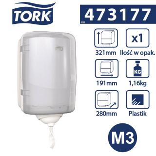 Tork Reflex Mini M3 Dozownik do ręczników papierowych centralnie dozowanych Biały Performane Line