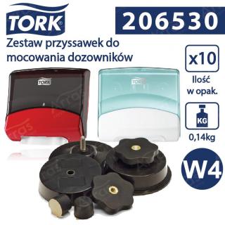 Tork W4 Zestaw przyssawek do mocowania dozowników Performance Line