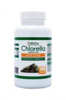 Chlorella tabletki 250mg 400 tabletek MyVita