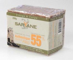 Mydło syryjskie Alleppo 55 %  200 g Saryane