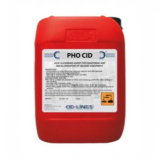 PHO CID - kwaśny środek do mycia instalacji udojowych 25 kg