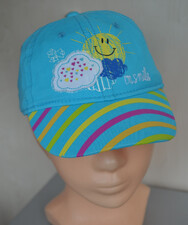 Dziewczęca czapka z daszkiem letnia Maximo Słoneczko- Niebieska