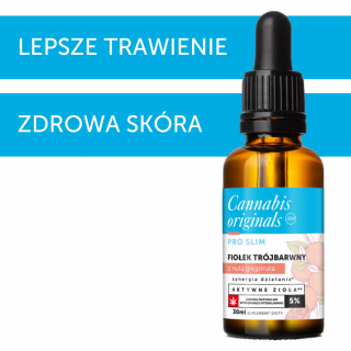 Olejek CBD z fiołkiem trójbarwnym