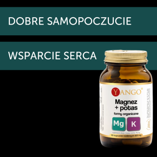 Yango Magnez+potas formy organiczne 90szt