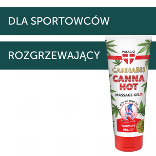 Żel konopny rozgrzewający CannaHot Palacio 200ml