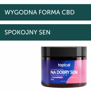 Żelki konopne z CBD i melatoniną Na dobry sen