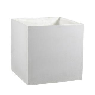 Donica betonowa BLOCK M 60x60x60 biały