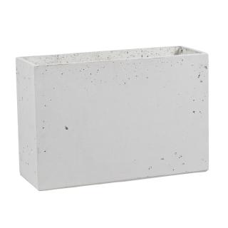 Donica betonowa LINEA M 60x22x40 biały