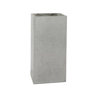 Donica betonowa TOWER M 31x25x63 szary naturalny
