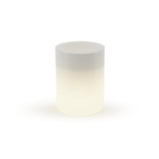 Donica z polietylenu HEBE PL-HE50-LIGHT biały podświetlany