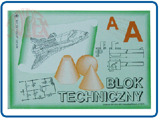 Blok Techniczny A-3 BIAŁY