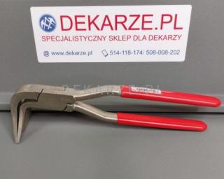 Cęgi dekarskie 90° wygięte zawiasowe Nirolook 60mm Stubai 282251NR