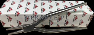 Cęgi dekarskie okrągłe szpic ząbkowane nierdzewne 240mm Stubai 281560