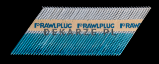 Gwoździe gładkie 2,8x63 mm ocynkowane + 3 gazy do gwoździarki WW90CH i WW90II Rawlplug R-DPG-2863-V