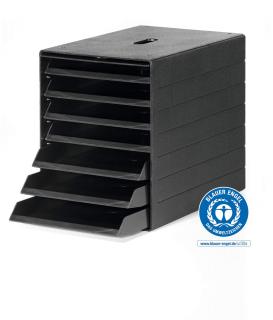 IDEALBOX PLUS A4 pojemnik z 7 szufladami z osłoną, antracytowy