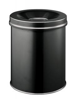 Kosz na śmieci SAFE 15L okrągły, czarny