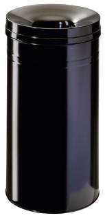 Kosz na śmieci SAFE+ 60L okrągły, czarny