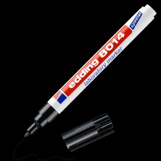 MARKER LABORATORYJNY E-8014 EDDING, 1MM, CZARNY