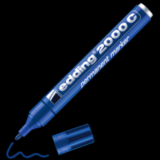 MARKER PERMANENTNY E-2000C EDDING, 1,5-3MM, NIEBIESKI