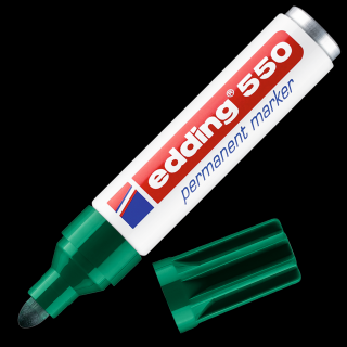 MARKER PERMANENTNY E-550 EDDING, 3-4 MM, ZIELONY