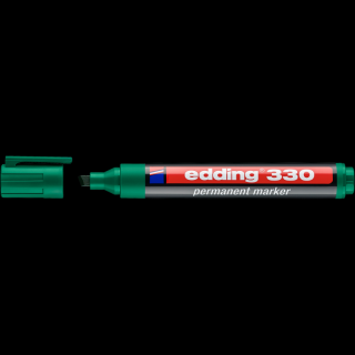 Marker pernamentny Edding 330 ścię. koń. zielony