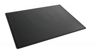 Podkład na biurko 530x400 mm z przezroczystą nakładką PP, czarny