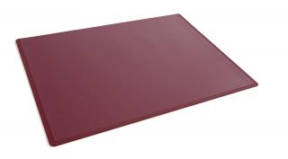 Podkład na biurko 530x400 mm z przezroczystą nakładką PP, czerwony
