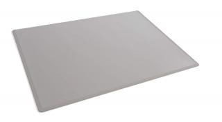 Podkład na biurko 530x400 mm z przezroczystą nakładką PP, szary