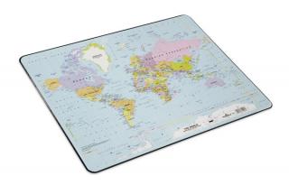 Podkład na biurko z mapą świata DURABLE, 530 x 400 mm