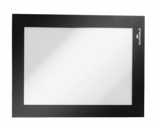 Ramka informacyjna DURAFRAME® A6, 2 sztuki, czarny