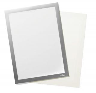 Ramka informacyjna DURAFRAME GRIP® A4, srebrny
