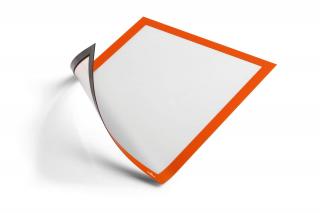 Ramka informacyjna DURAFRAME® MAGNETIC A4, pomarańczowy, op. 5 szt.