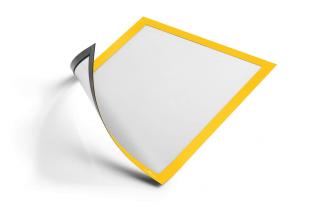 Ramka informacyjna DURAFRAME® MAGNETIC A4, żółty, op. 5 szt.