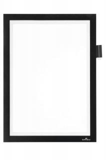 Ramka informacyjna DURAFRAME® MAGNETIC NOTE A4, czarny